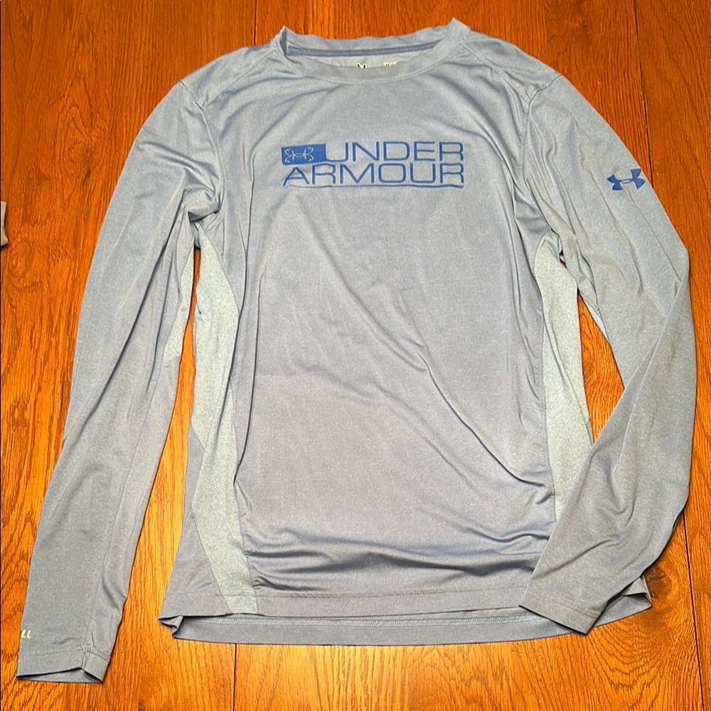 Under Armour Men's Long Sleeve Shirt - Light Blue